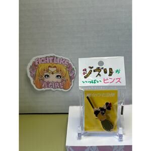 Kiki's Delivery Service Kiki Pin Badge Studio Ghibli Japan Cute Witch Girl